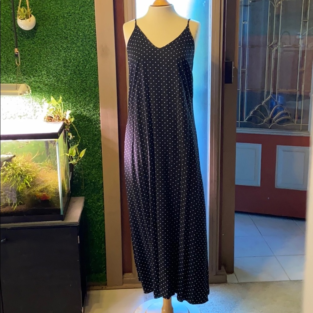 Old Navy Size M Polka Dot Spaghetti Strap Dress